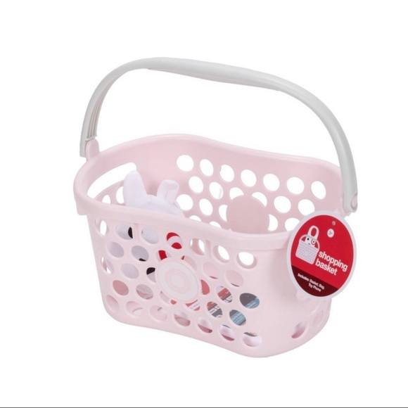 Target Toy Shopping Basket Kids RED & PINK Bullseye - Picture 8 of 12